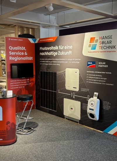 Photovoltaik Beratung - Hanse Solar Technik auf einer Messe