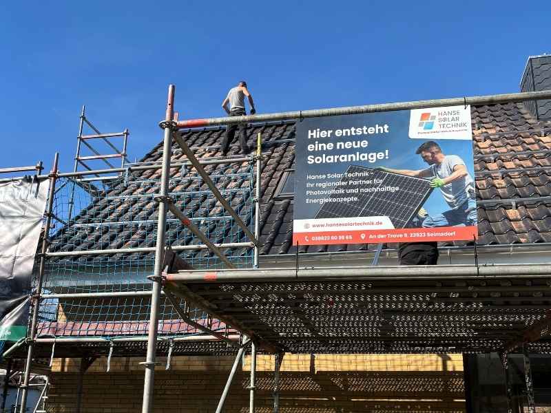 Installation einer Solaranlage in Hamburg