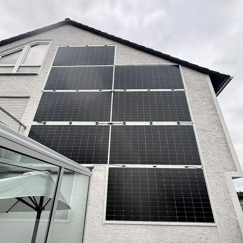 Photovoltaik an der Hauswand