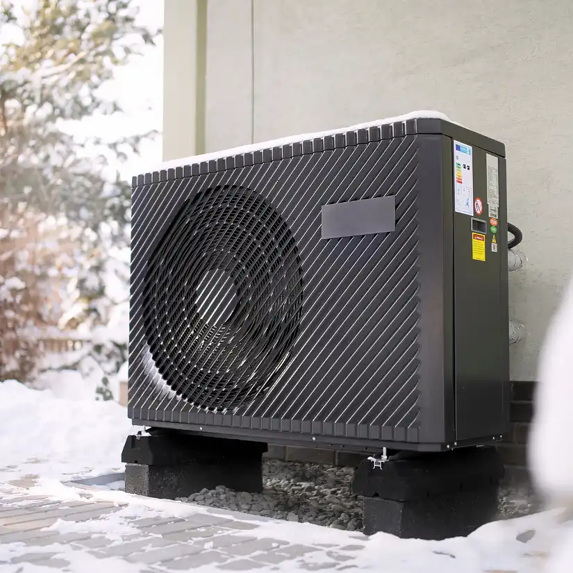 Wärmepumpe im Winter