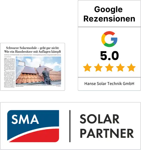 Mehrere Auszeichnungen u.a. 5,0 auf Google Rezensionen