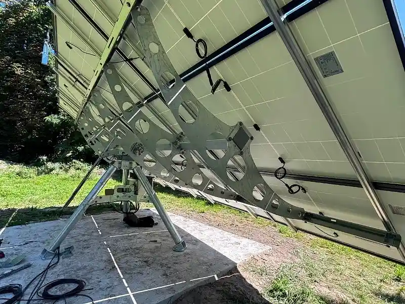 Solartracker von hinten