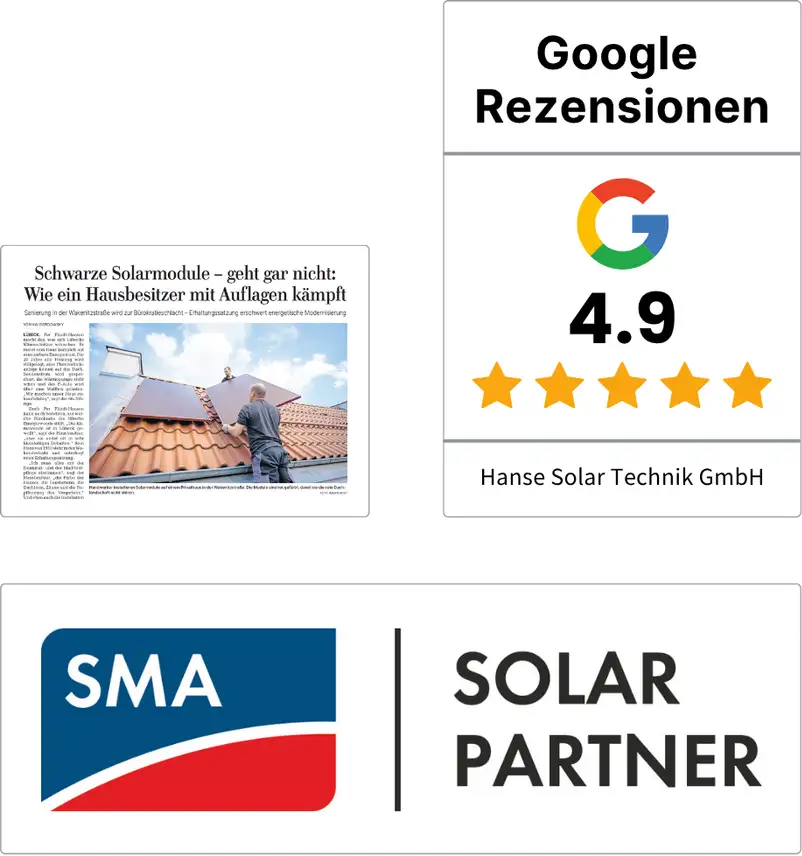 Mehrere Auszeichnungen u.a. 4,9 auf Google Rezensionen